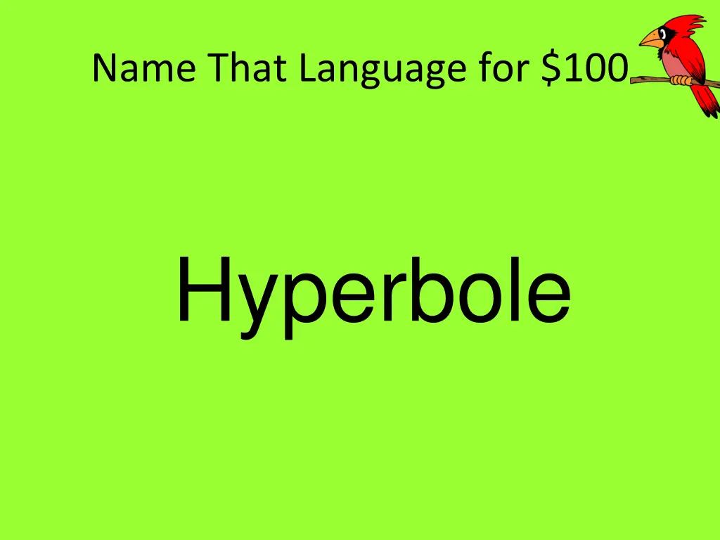 name that language for 100 1