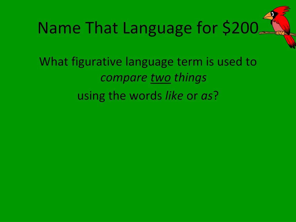 name that language for 200