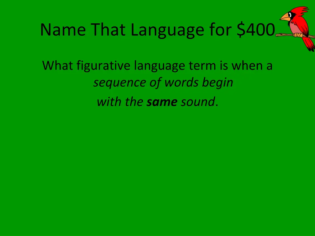 name that language for 400