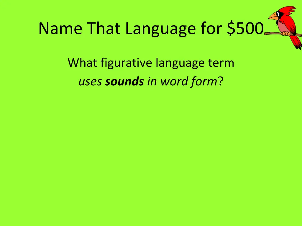 name that language for 500