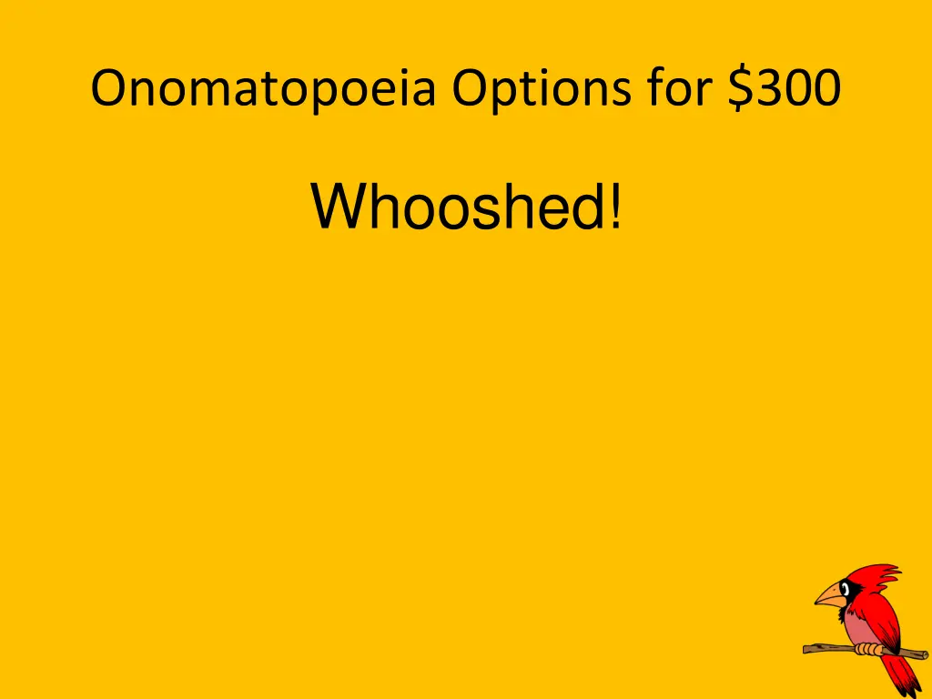 onomatopoeia options for 300 1