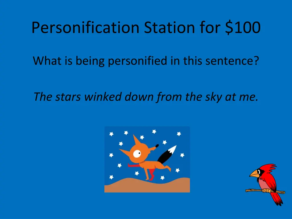 personification station for 100