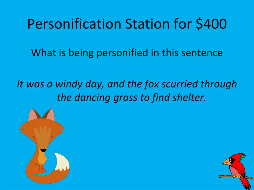 personification station for 400