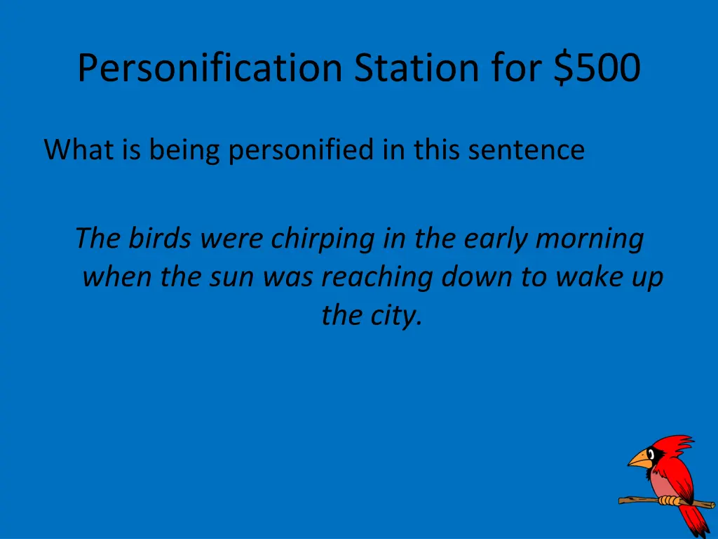 personification station for 500