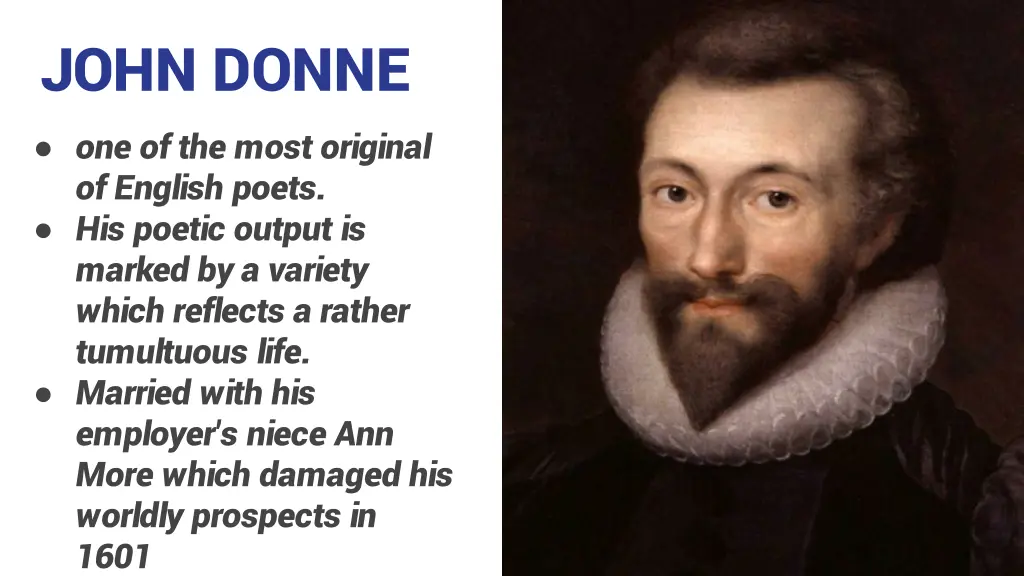 john donne one of the most original of english