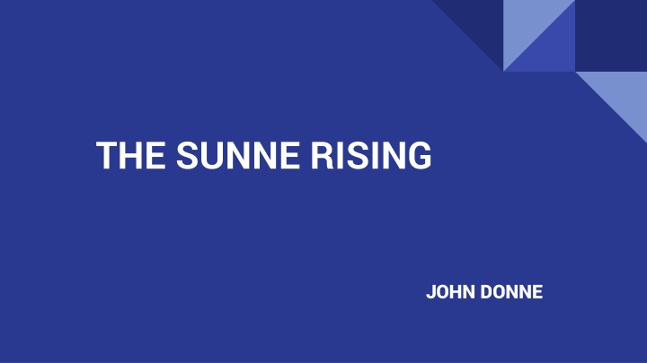 the sunne rising