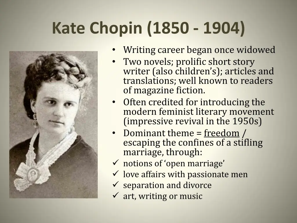 kate chopin 1850 1904