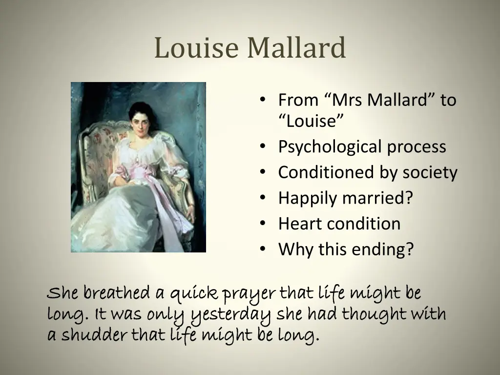 louise mallard