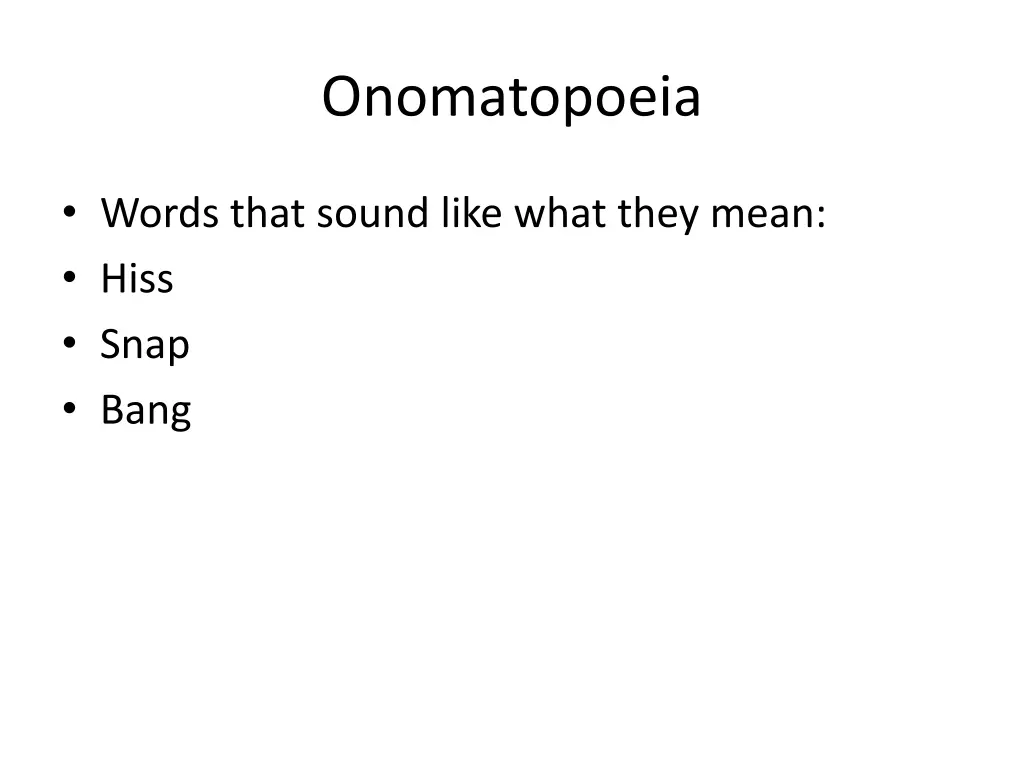 onomatopoeia