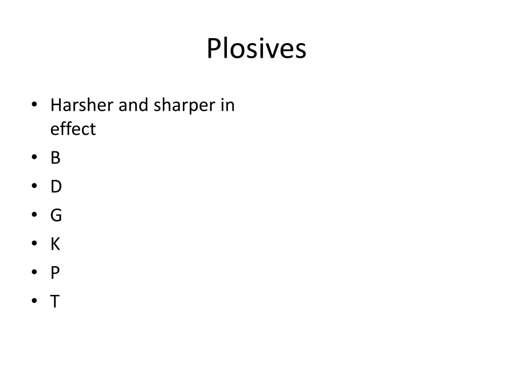 plosives