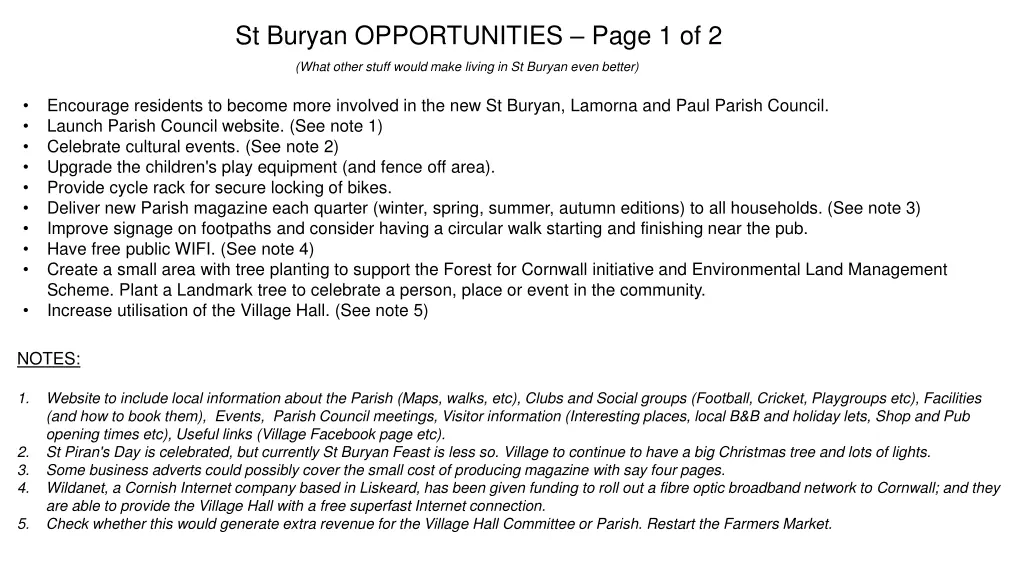 st buryan opportunities page 1 of 2