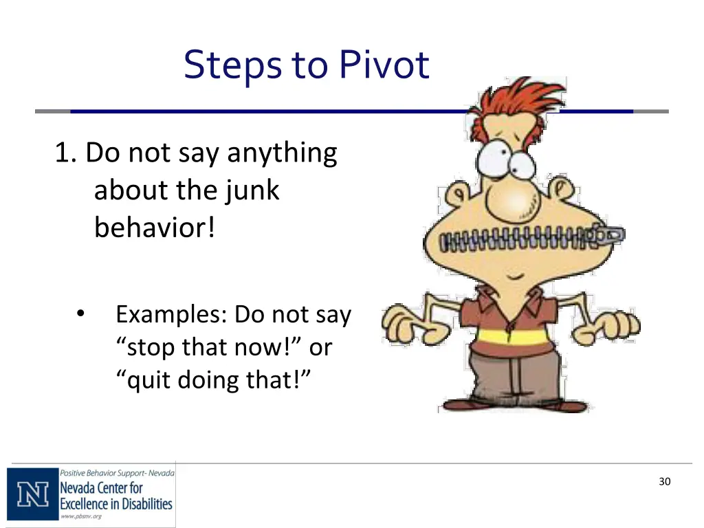 steps to pivot