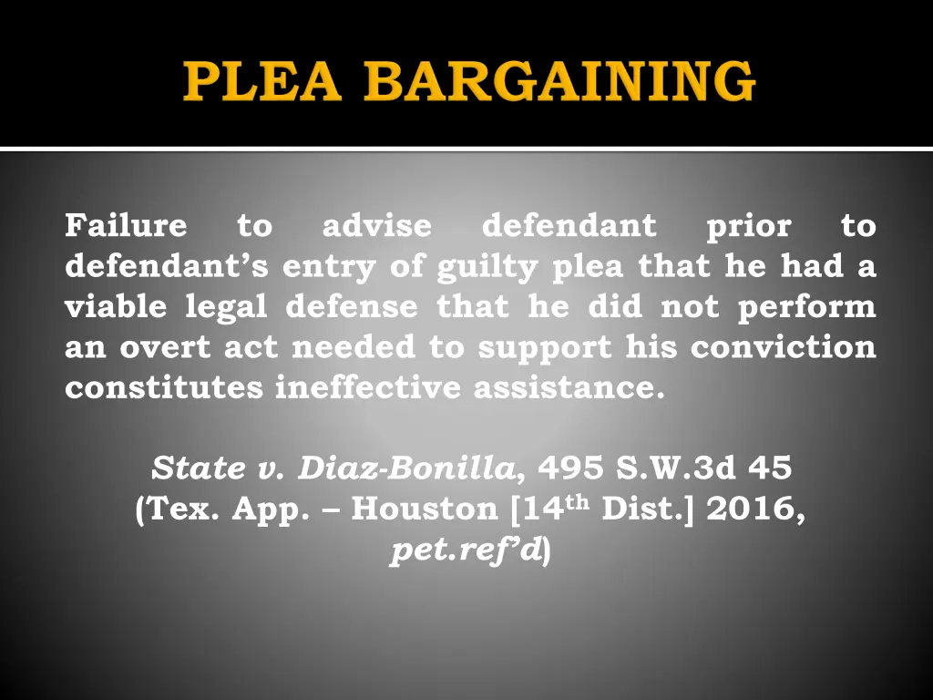 failure defendant s entry of guilty plea that