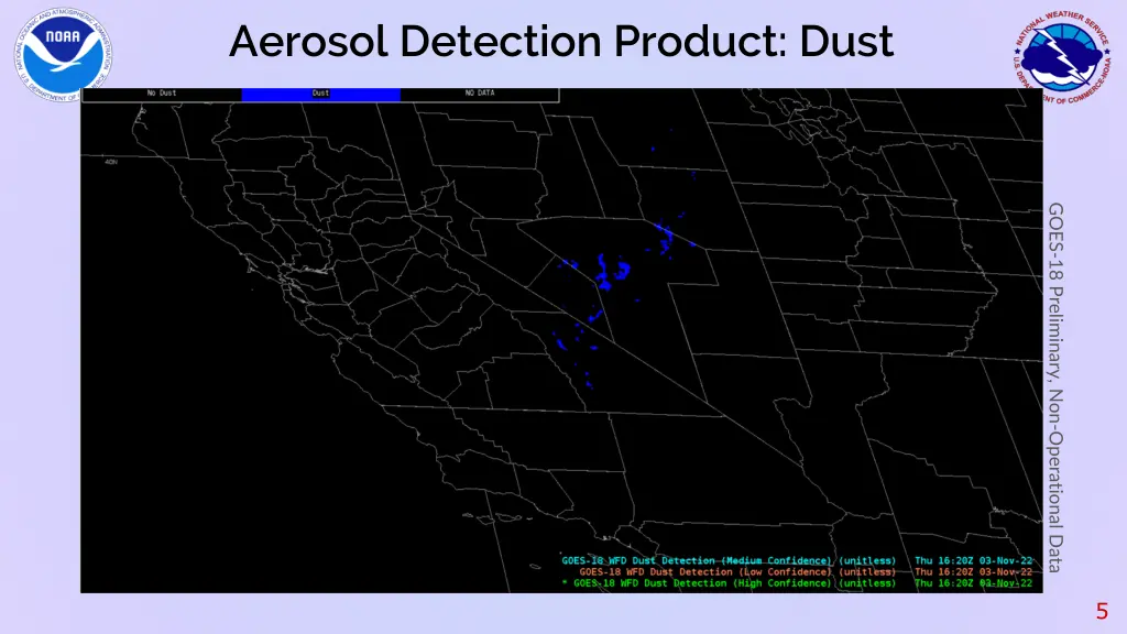 aerosol detection product dust