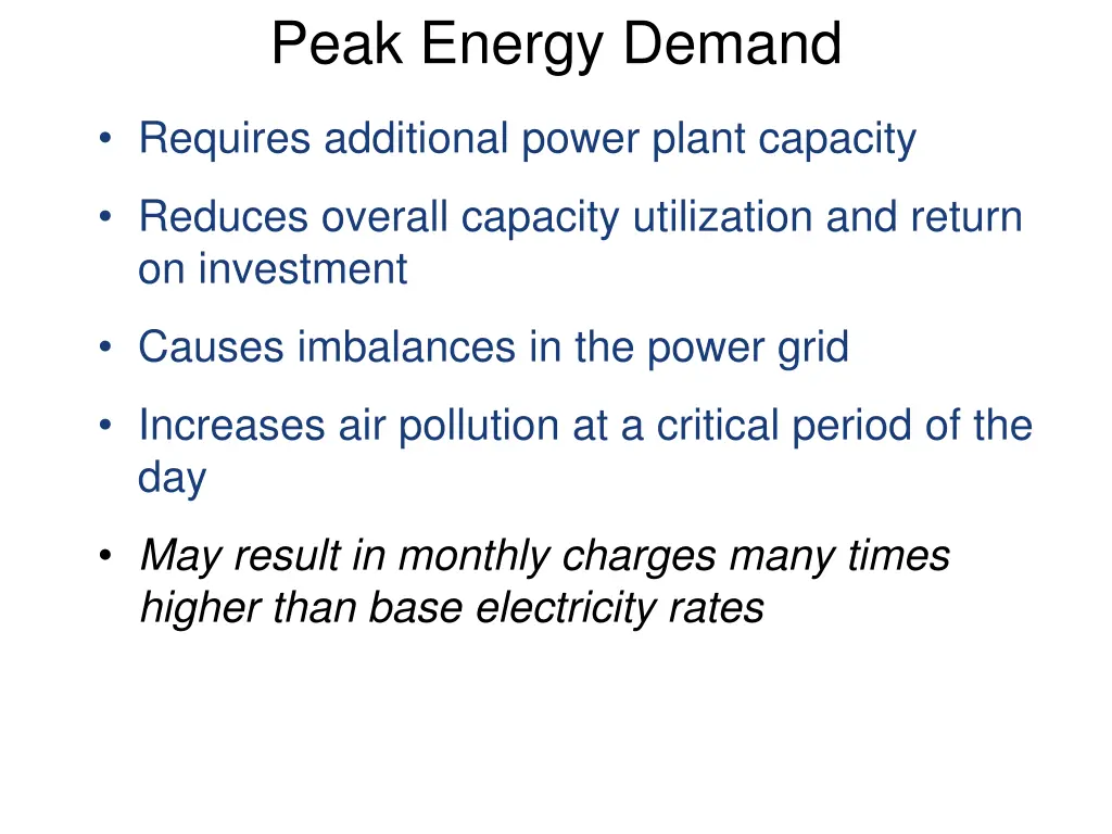 peak energy demand 2