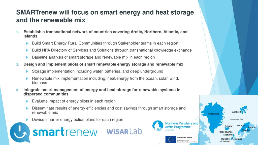 smartrenew will focus on smart energy and heat