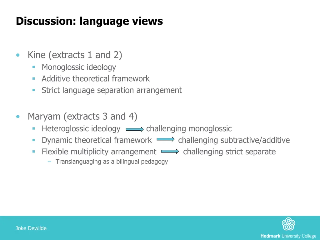 discussion language views