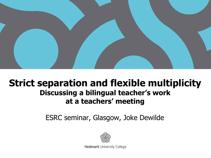 strict separation and flexible multiplicity