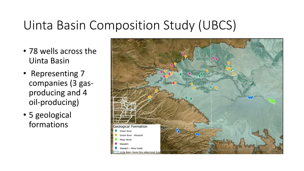 uinta basin composition study ubcs