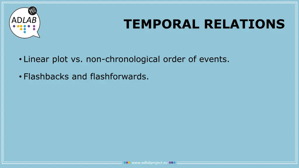 temporal relations