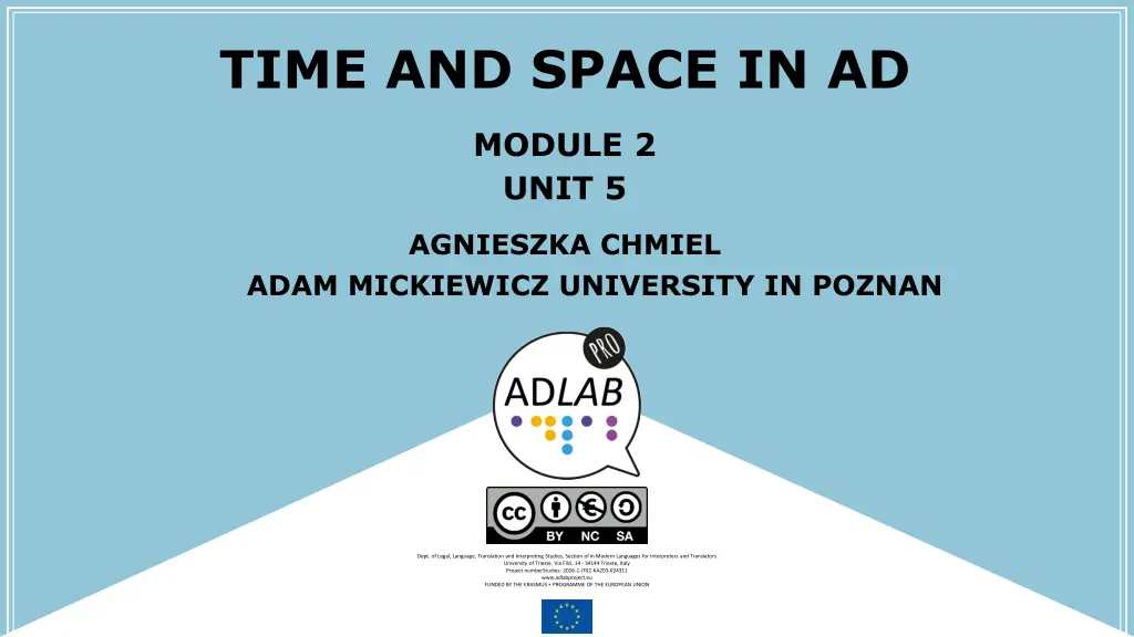 time and space in ad 1