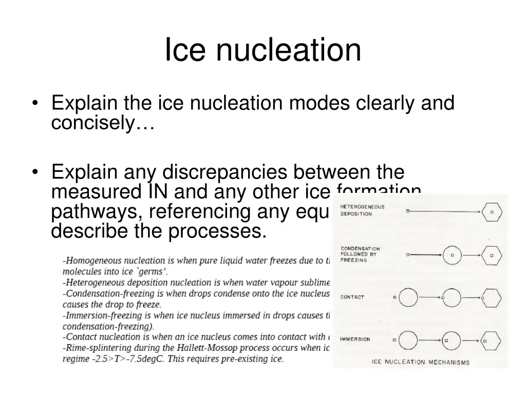 ice nucleation