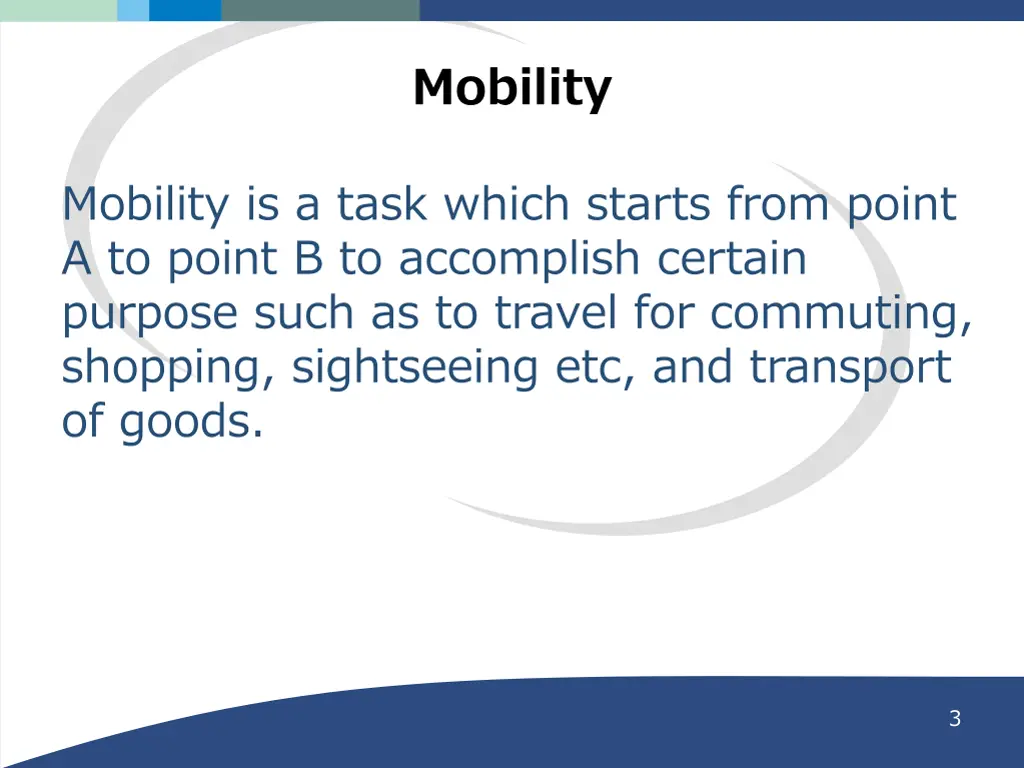 mobility