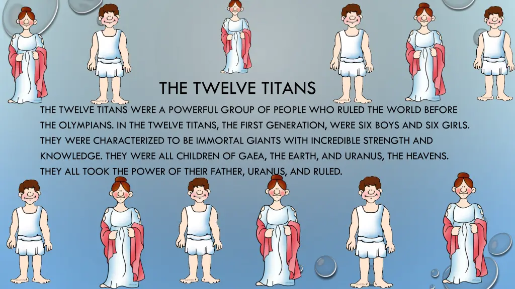 the twelve titans