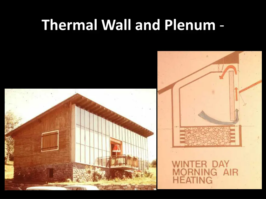 thermal wall and plenum