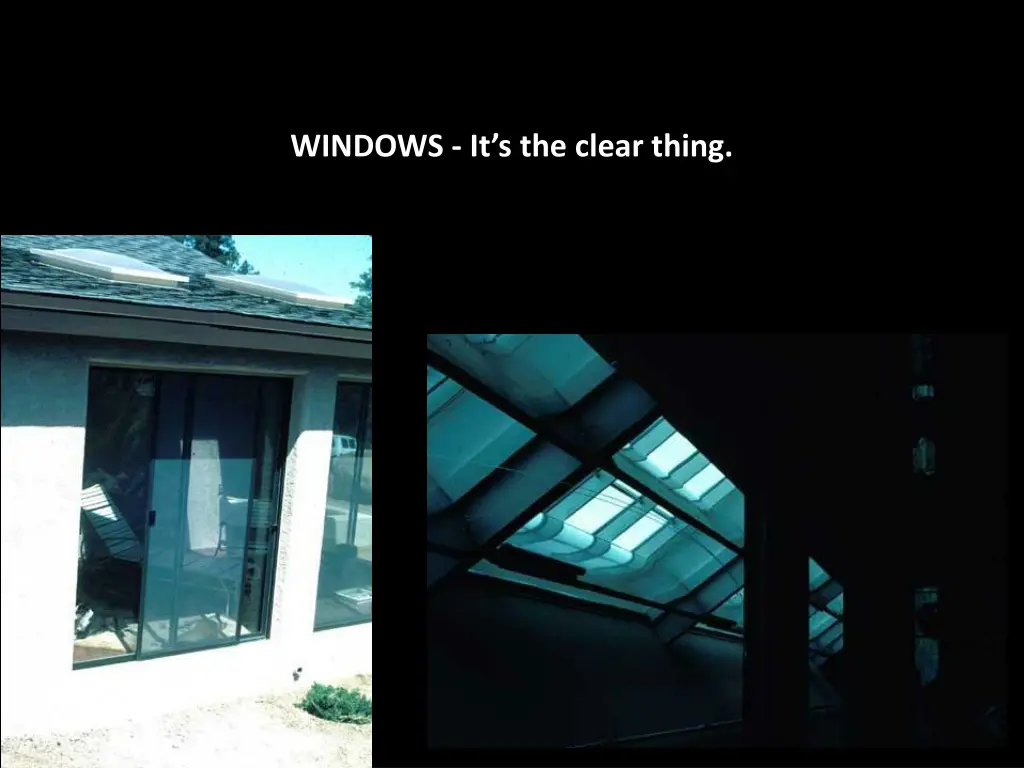 windows it s the clear thing