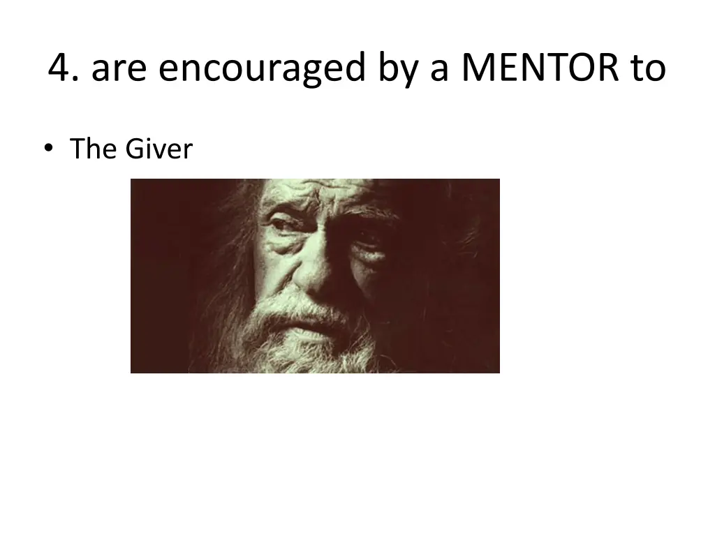 4 are encouraged by a mentor to