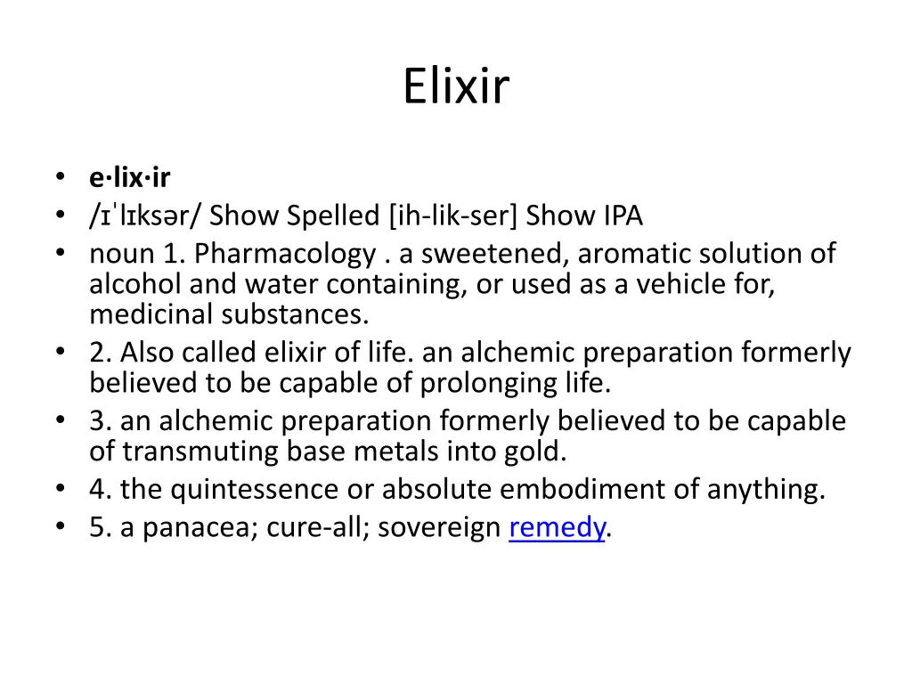 elixir