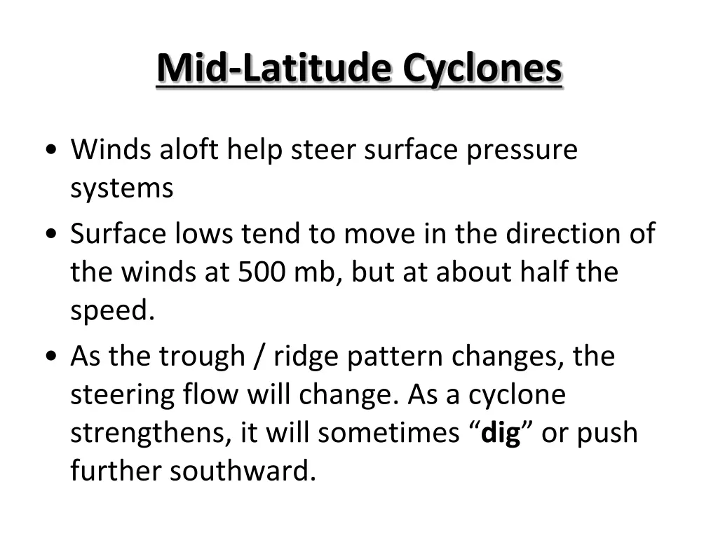 mid latitude cyclones 1