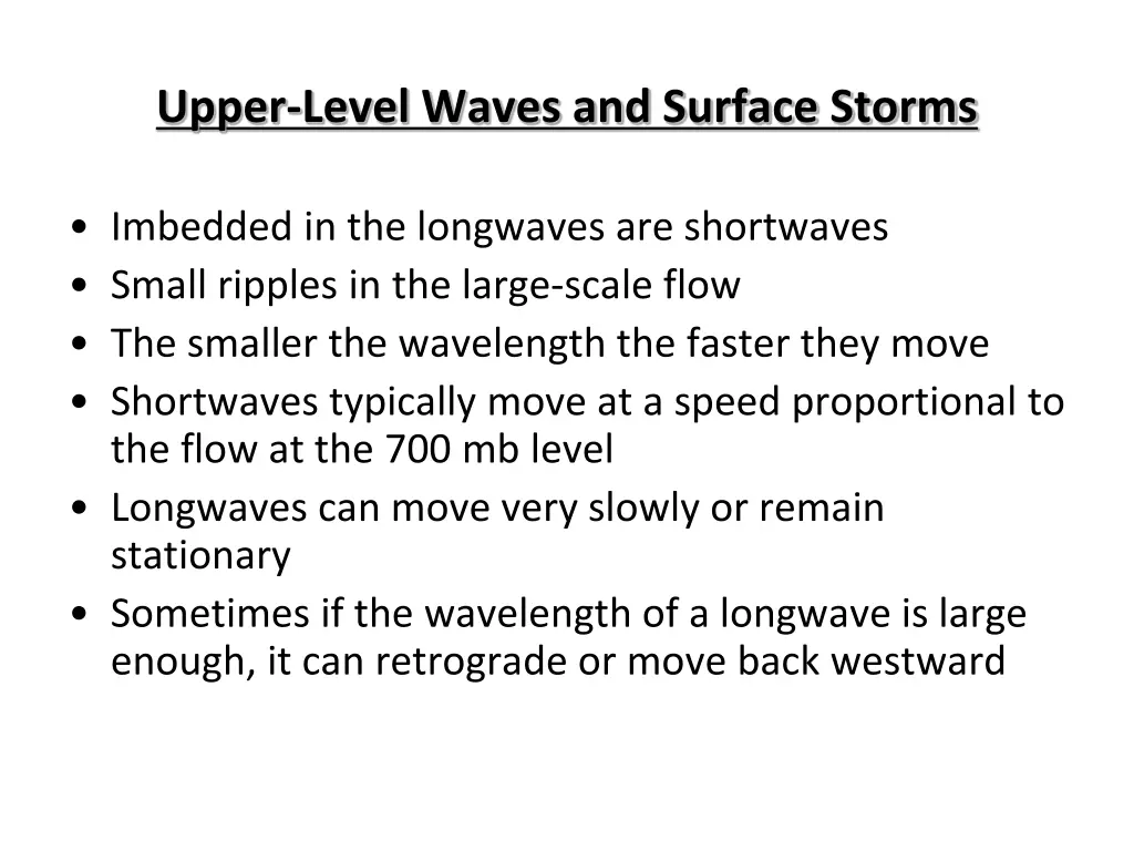 upper level waves and surface storms 2