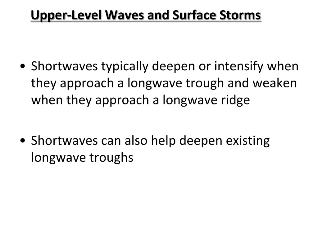 upper level waves and surface storms 3