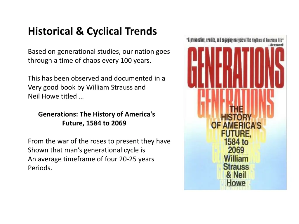 historical cyclical trends