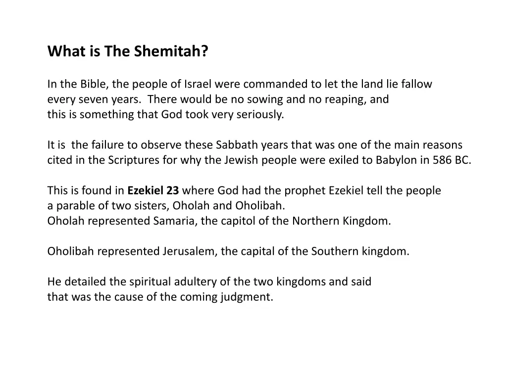 what is the shemitah 1