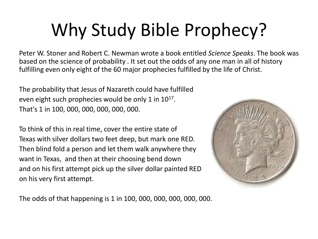 why study bible prophecy 4