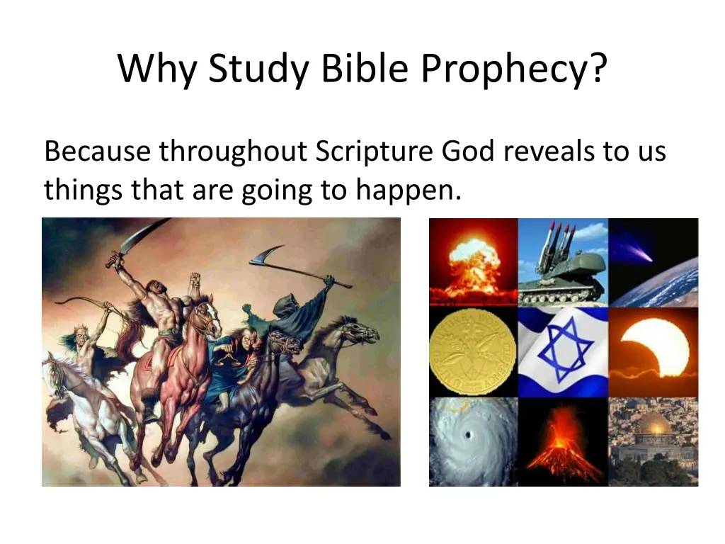 why study bible prophecy