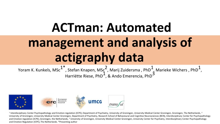 actman automated management and analysis