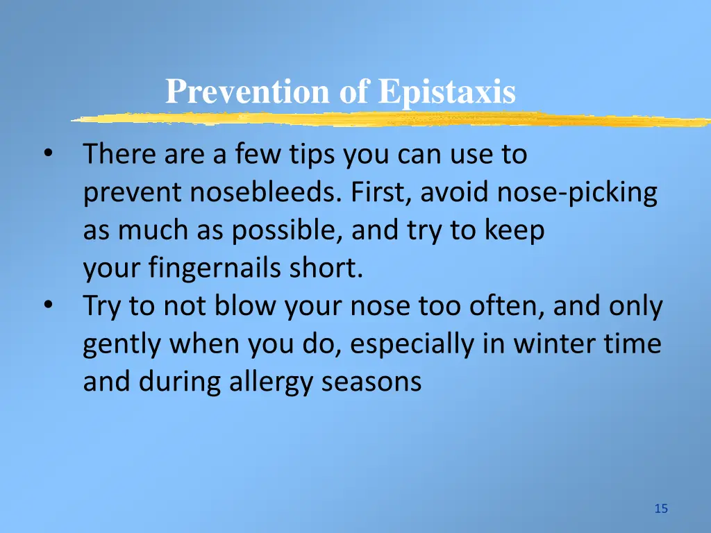 prevention of epistaxis 1