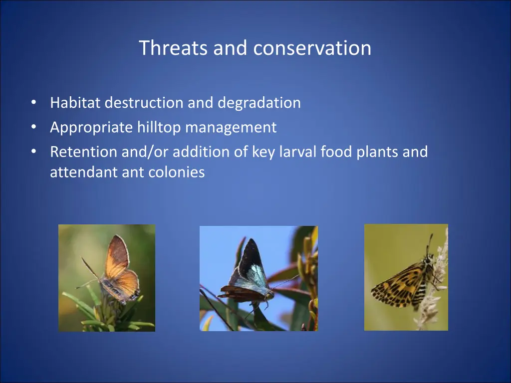 threats and conservation