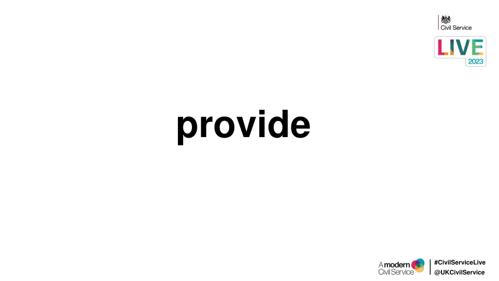 provide