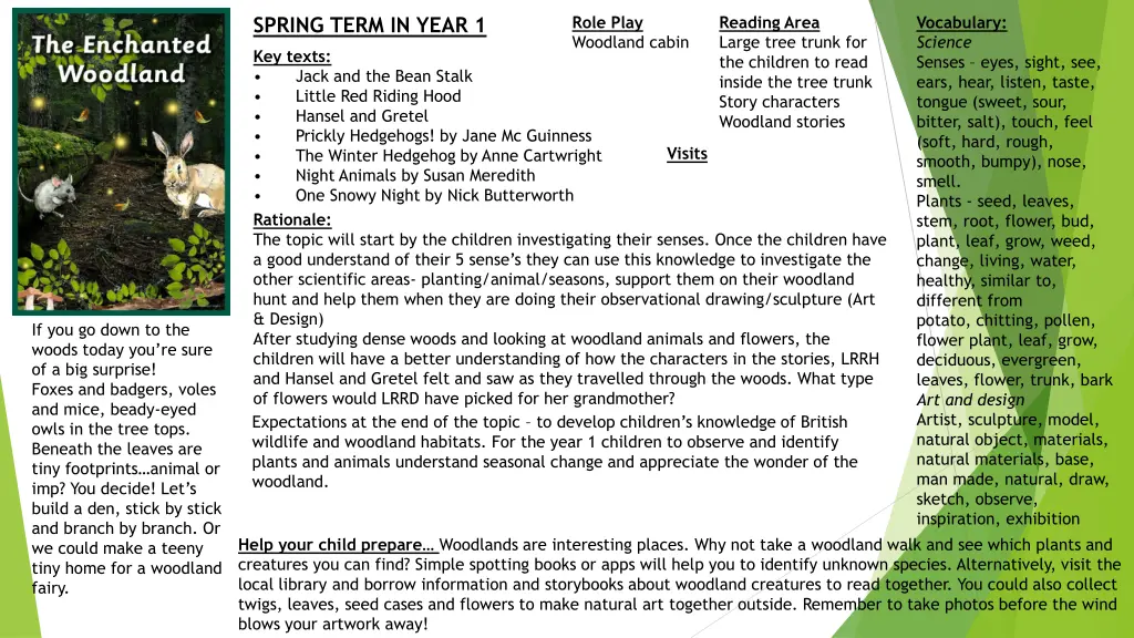 spring term in year 1