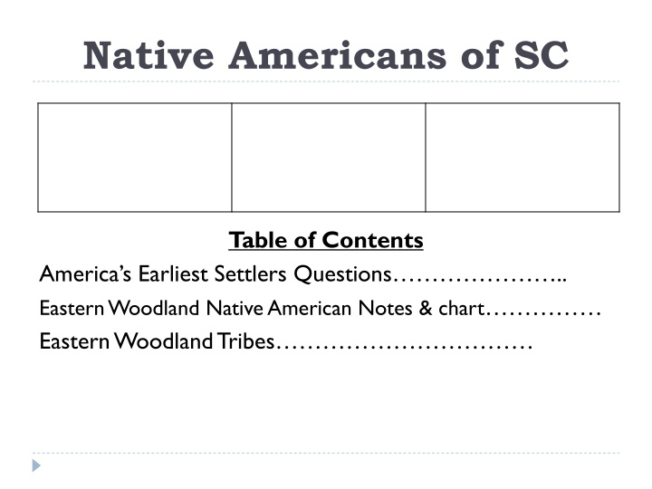 native americans of sc