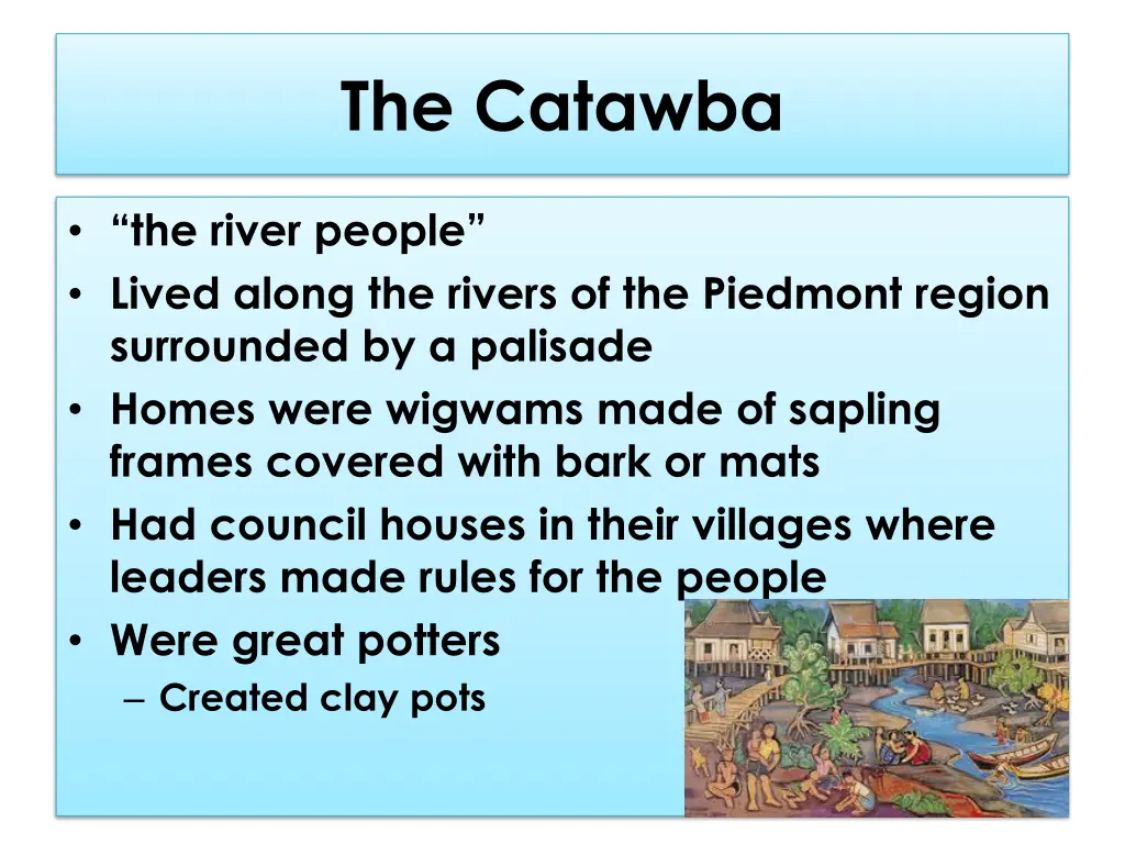 the catawba