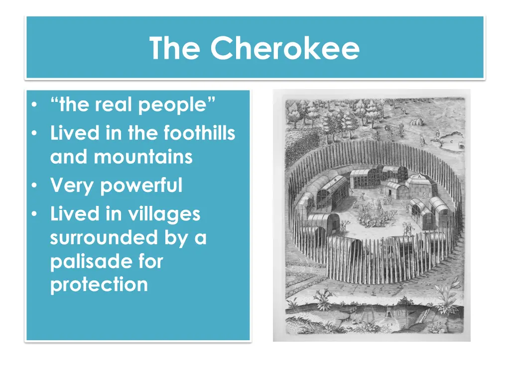 the cherokee