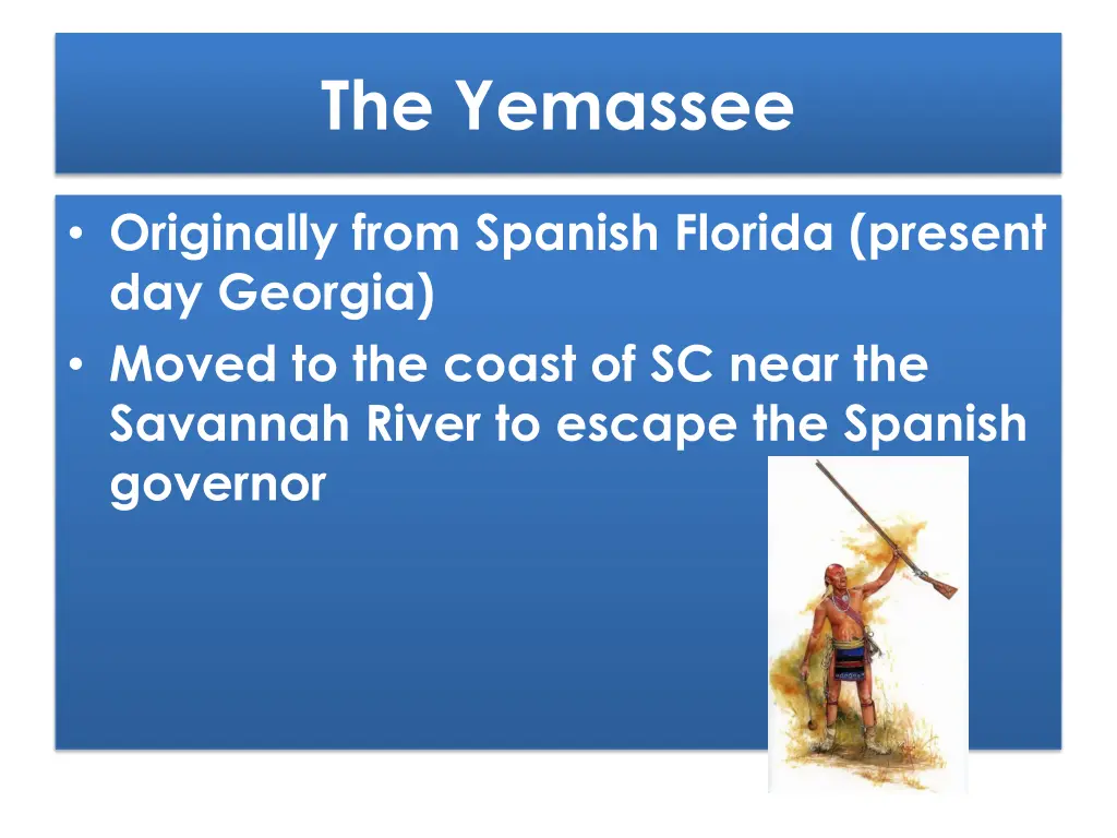 the yemassee