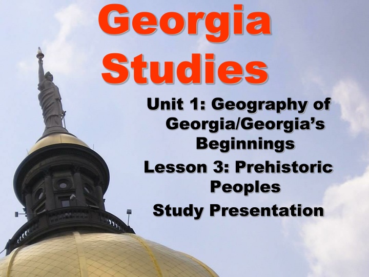 georgia studies unit 1 geography of georgia