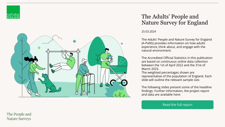 the adults people and nature survey for england